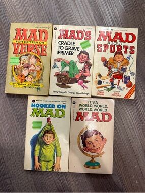 5 MAD 1960/1970s books bundle